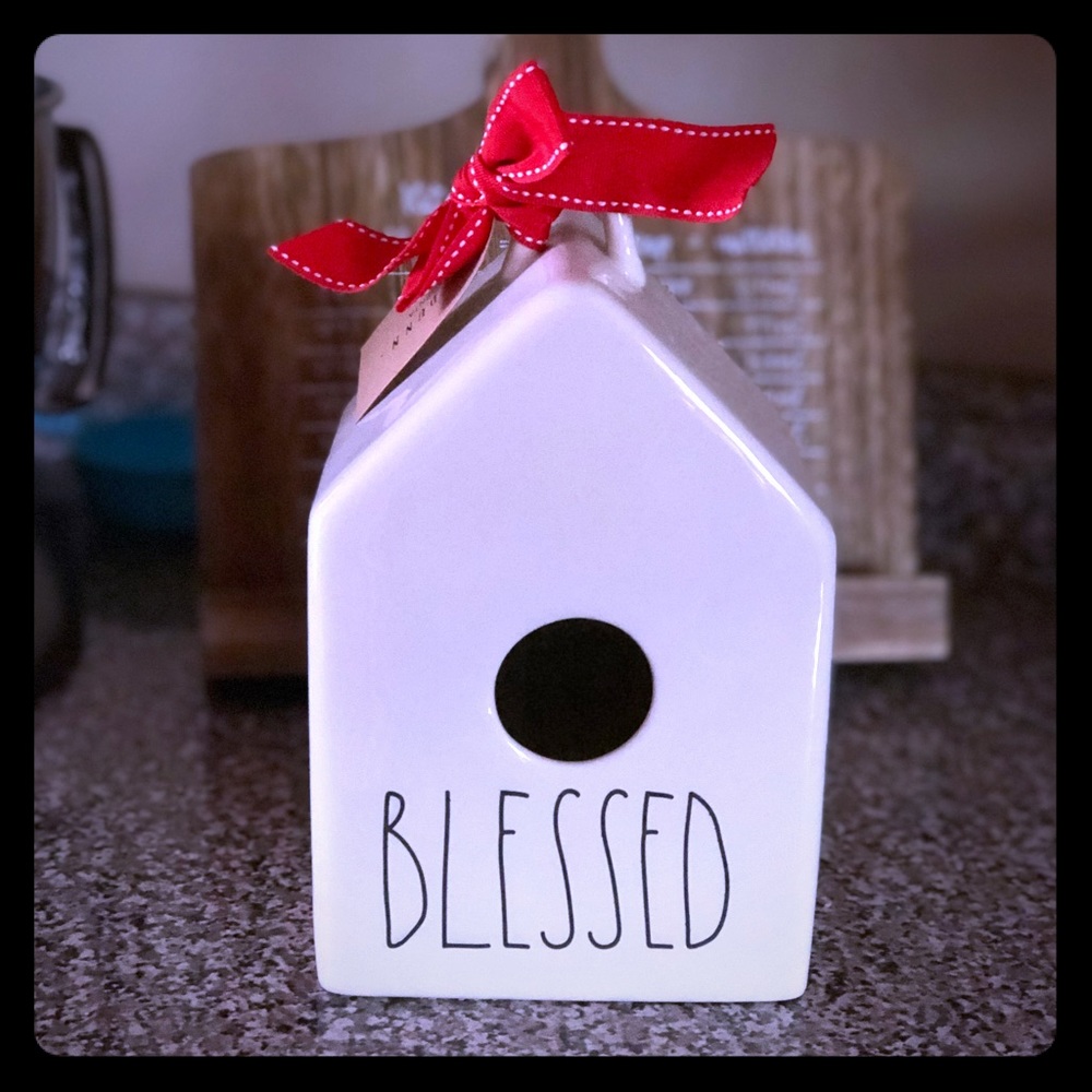 Rae Dunn BLESSED birdhouse